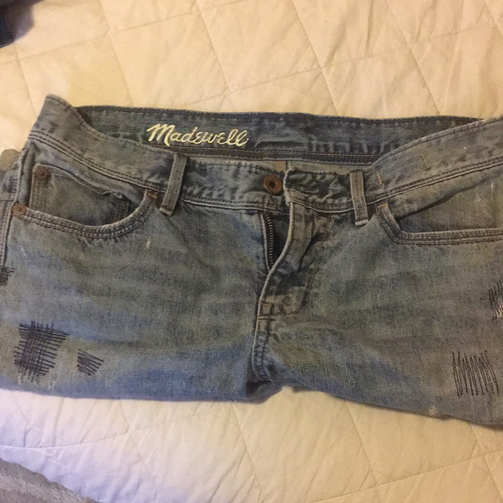 Madewell denim cutoff shorts sz 28
